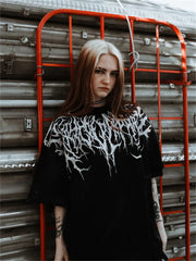 Gothic Style Men's Fashion Cool Trendy Womens T-shirt Summer Autumn 3D Printed Casual Round Neck Short Sleeve New Tee Top 2025