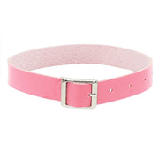 Pink Gothic Chain Necklace Leather Choker Party Punk Chokers Collar Goth Necklaces Women Black PU Kawaii Witch Rave Jewelry