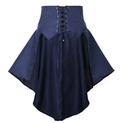 Medieval Skirt Women Victorian Burlesque Mermaid Skirt Gothic Steampunk Punk Corset Bustle Skirts