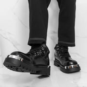 Men's boots Fashion autumn and winter styles Work and Party business office Outdoor Trendy Streets high top leather shoes