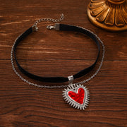 Gothic Style Choker Necklace For Women Personalized Lace Rose Blossom Neck Chain Niche Lolita Neck Accessory Halloween Jewelries