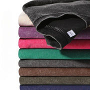 Men Casual Washed Cotton Vintage T-Shirt Men Gothic Girl Punk Rock Retro Animated Oversized Unseix Large Washed T-Shirt