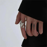 Multipurpose Gothic Styles Patchwork Shaped Rings Decoration for Men and Women Trendy Jewelry Special Gifts Daily Use
