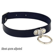 Choker Collar Necklace Woman Black Punk Sexy PU Leather Heart Lock Key Spike Chocker Gothic Cosplay Accessories Party Jewelry