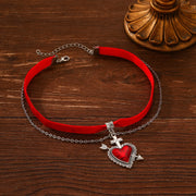 Gothic Style Choker Necklace For Women Personalized Lace Rose Blossom Neck Chain Niche Lolita Neck Accessory Halloween Jewelries