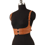 Women Trend Punk Corset Belt Decoration Street Style Wide Waistband corset Harness Leather Belt Gothic Clothing Accessorie