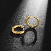 Gothic Full Skull Hoop Earrings Ghost Head Hypoallergenic Earrings Men\'s Cool Punk Rock Trend Jewelry