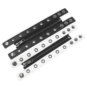 Black Gothic Big Wide Leather Bracelet with Zipper Rivet Wrap Bracelets for Men Women High Quality Button Adjustable Wristbands