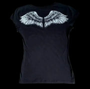 Letter Gothic Graphic T-shirts Summer Punk Youth Blouses Woman Sexy Crop Top Tees Baby Slim 90s Vintage Tshirt Sweet Top Women