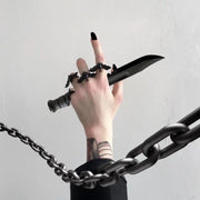 Gothic Irregular Spider Webs Animal Rings Punk Crystal Ball Zircon Ring Hip Hop Cool Open Rings for Women Halloween Jewelry