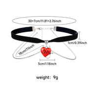 Gothic Style Choker Necklace For Women Personalized Lace Rose Blossom Neck Chain Niche Lolita Neck Accessory Halloween Jewelries