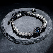 Gothic Men Eagle Claw Tiger Eye Natural Stone Bracelet for Men Stainless Steel Dragon Claw Beaded Bracelets Jewelry Gift