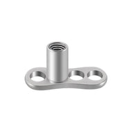 Surgical Steel Surface Piercing Dermal Anchor Microdermals Piercing CZ Perforation Accessories Micro Skin Diver Piercing Jewelry