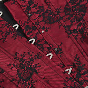 Gothic Women Off Shoulder Corset with Lace Sleeves Elegant Victorian Showgirl Party Costume Sexy Plus Size Corsets