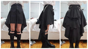 Medieval Skirt Women Victorian Burlesque Mermaid Skirt Gothic Steampunk Punk Corset Bustle Skirts