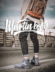 Camouflage Men's Boots Trendy Casual Workwear Shoes Medium Top Boots Retro Hiking Trekking Climbing Desert Boots Motocross Boots