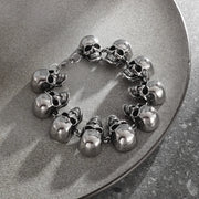 Retro Gothic Domineering Skull Bracelet Suitable for Men's Creative Personality Punk Rock Jewelry Accessories