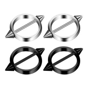 1Pair Gothic Stainless Steel Round Straight Barbells Industrial Nipple Piercing Sexy Ladies Nipple Simple Body Piercing Jewelry