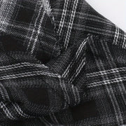 Women's Gothic Dark Irregular Skirt - Stylish Plaid Skirt for Bohemian & Edgy Outfits