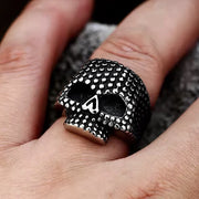 Gothic Unique Fashion Skull Biker Rings For Men Women Stainless Steel Punk Rock Jewelry Halloween Gifts Motorcycle Accessories