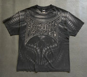 2000s Gothic T shirt Suffering Skeleton Print Top Y2K Angel Hip Hop Harajuku Street Plus Size Loose T shirt Fashion Clothing