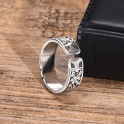 Gothic Personality Cross Rings for Men Women,Trendsetter Retro Copper Ring Jewelry,Hip-hop Punk Style Opening Adjustable Ring