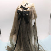 Lovely Bowknot Sweet Lolita Lace Flower Hair Hoop Anime Maid Cosplay Headband Headwear Accessory Hand Made Wholesale