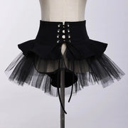 Gothic Corset Skirt Steampunk Irregular Cocktail Merma