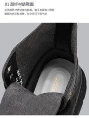 Men's Ankle Boots, Retro British High-top Men's Boots, High-quality Leather Shoes, 2025 New Style Outdoor Men's Motorcycle Boots