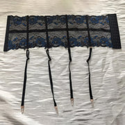 Gothic Laides High Waist Sexy Garter Belt Breathable Lace Shaping Suspender Belt Pole Dance Exotic Lingerie Party Costumes