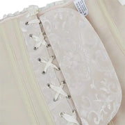 Gothic Corsets Lace Up Corset Top Y2K Jacquard Design Bustier Corset Boned Structure Floral Lace Waist Trainer Cincher Women