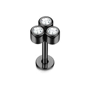 Drperfect Tragus Piercing Jewelry for Women Men Helix Cartilage Conch Earring Nose Stud Stainless Steel Medusa Labret Lip Ring