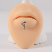1PC Punk Gothic Labret Surgical Steel Ear Lip Studs Tragus Helix Cartilage Lobe Earrings Women Man Body Piercing Jewelry