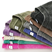 Men Casual Washed Cotton Vintage T-Shirt Men Gothic Girl Punk Rock Retro Animated Oversized Unseix Large Washed T-Shirt