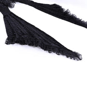 Goth Dark Elegant Evening Velvet Cheongsam Dresses Mall Gothic Lace Flare Sleeve Crop Tops Grunge Split Cut Out Partywear Dress