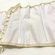 Women's Gothic Corset Waist Trainer Shaping Top with 3 Hooks and Bust Support Slimming Bodysuit for Layering or Outerwear Sty