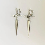 Gothic Sword Cross Earrings For Women Jewelry Accessory 2025 Trend Earrings Set