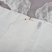 Gothic Women Off Shoulder Corset with Lace Sleeves Elegant Victorian Showgirl Party Costume Sexy Plus Size Corsets