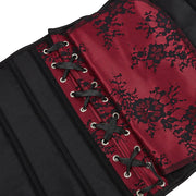 Gothic Women Off Shoulder Corset with Lace Sleeves Elegant Victorian Showgirl Party Costume Sexy Plus Size Corsets