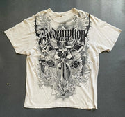 2000s Gothic T shirt Suffering Skeleton Print Top Y2K Angel Hip Hop Harajuku Street Plus Size Loose T shirt Fashion Clothing