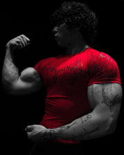 Gothic Metal Print Compression T-shirt Men Women Punk Streetwear Short Sleeve Fitness Top Slim Fit Gym Tee Y2k Aesthetic Unisex