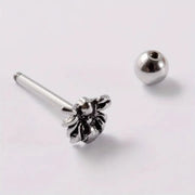 1PC Spider Tongue Piercing Ring Simple Punk Style Body Jewelry Halloween Decoration Y2K