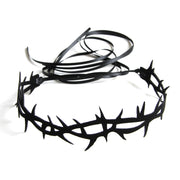 Gothic Black Lace Velvet Thorn Necklace for Women Fashion Punk Choker Necklace Halloween Party Chokers Necklaces Jewelry Gifts