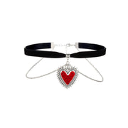 Gothic Style Choker Necklace For Women Personalized Lace Rose Blossom Neck Chain Niche Lolita Neck Accessory Halloween Jewelries