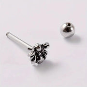 1PC Spider Tongue Piercing Ring Simple Punk Style Body Jewelry Halloween Decoration Y2K