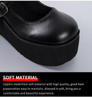 Brand New Female Lolita Cute Mary Janes Pumps Platform Wedges High Heels women's Pumps Sweet Gothic Punk Shoes Woman