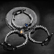 Gothic Men Eagle Claw Tiger Eye Natural Stone Bracelet for Men Stainless Steel Dragon Claw Beaded Bracelets Jewelry Gift