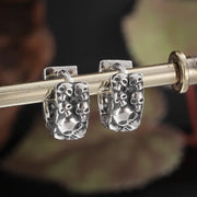 Gothic Full Skull Hoop Earrings Ghost Head Hypoallergenic Earrings Men\'s Cool Punk Rock Trend Jewelry