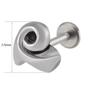 1PC Punk Gothic Labret Surgical Steel Ear Lip Studs Tragus Helix Cartilage Lobe Earrings Women Man Body Piercing Jewelry