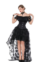 Gothic Corsets and Bustiers Steampunk Corset Top Short Torso Corset Hourglass Curve Shaper Modeling Strap Slimming Waist Trainer